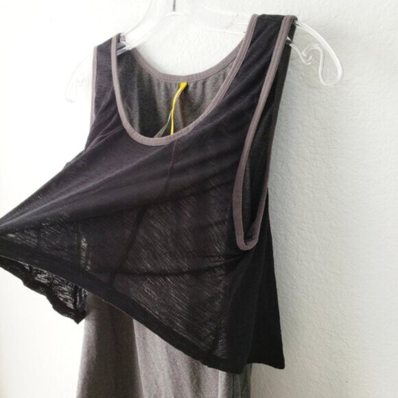 LOLE Performance Tunic Tank Top Mesh Overlay size M - Picture 3 of 10